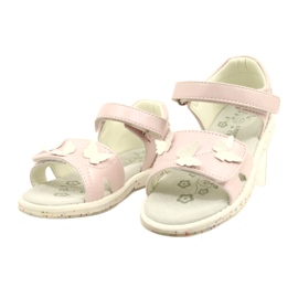 Girls' sandals Butterflies American Club XD58/22 Pink 2