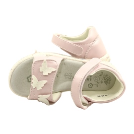 Girls' sandals Butterflies American Club XD58/22 Pink 4