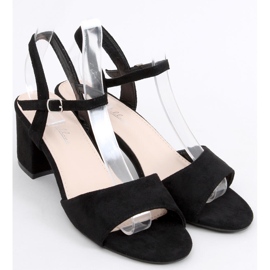 Jolina Black high-heeled sandals 1