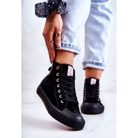 Women's High Sneakers Cross Jeans JJ2R4055C Black 1 Women's High Sneakers Cross Jeans JJ2R4055C Black 1