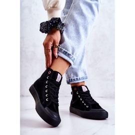 Women's High Sneakers Cross Jeans JJ2R4055C Black 2 Women's High Sneakers Cross Jeans JJ2R4055C Black 2