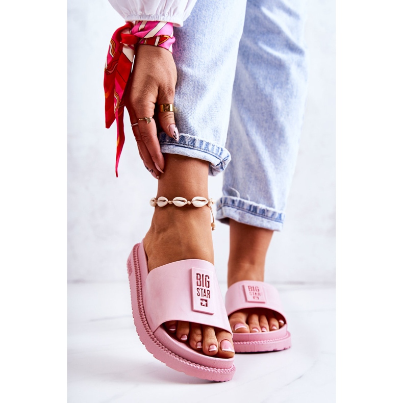 Women's Slippers Big Star JJ274A303 Pink 1