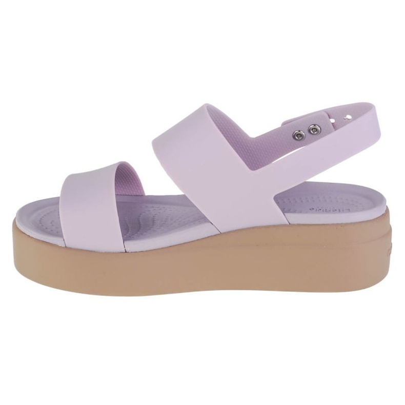 Crocs Brooklyn Low Wedge Sandals 206453-5PV violet 1