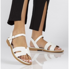 Filippo DS3702 / 22 Wh white sandals 1