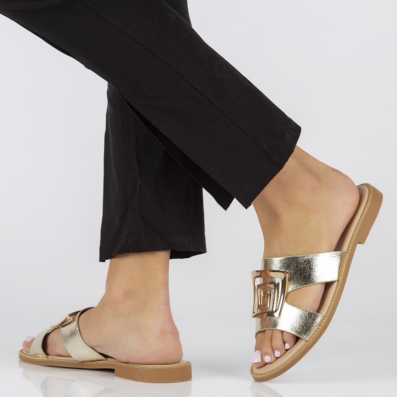 Filippo DK3703 / 22 Go golden slippers 1