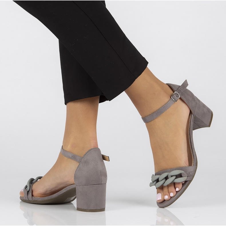 Filippo DS3708 / 22 Gr gray sandals grey 1