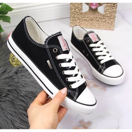 Textile sneakers Cross Jeans W JJ2R4011C black 1