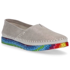 Leather shoes Filippo DP1213 / 20 Si silver 1