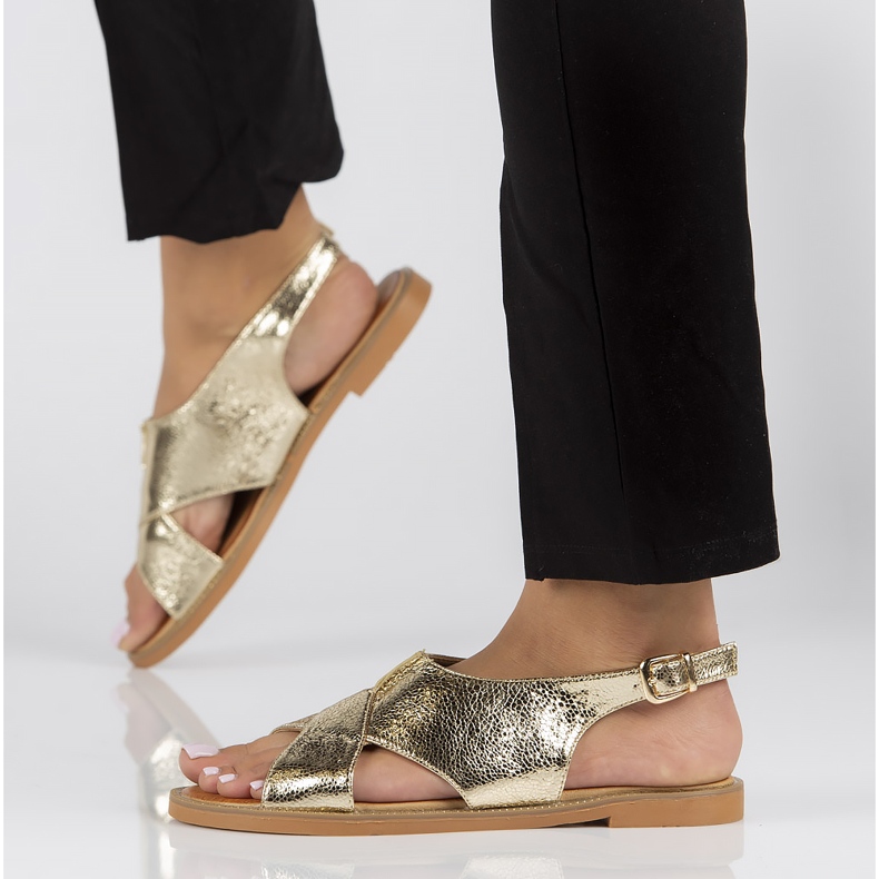 Filippo DS2104 / 22 Go golden sandals 2