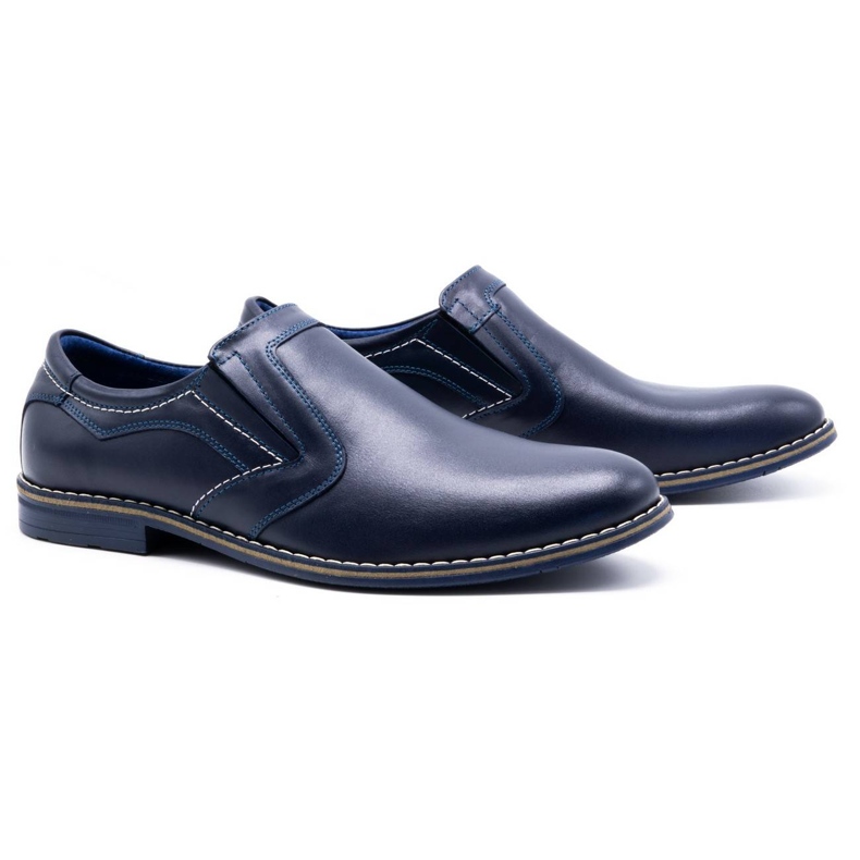 Olivier Elegant men's shoes 283LU navy blue 2 Olivier Elegant men's shoes 283LU navy blue 2