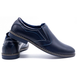 Olivier Elegant men's shoes 283LU navy blue 3 Olivier Elegant men's shoes 283LU navy blue 3
