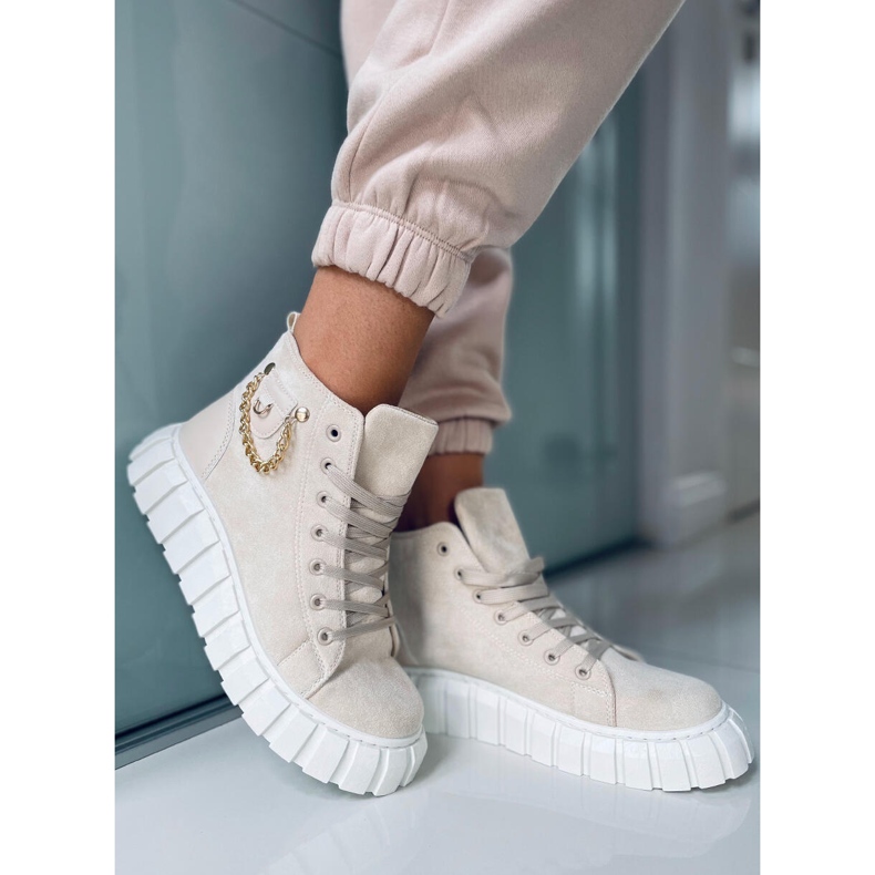 Iggy Beige ankle sneakers 1