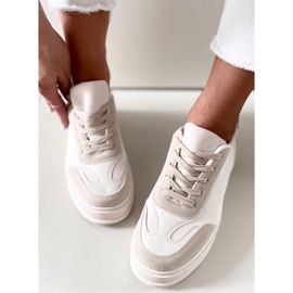 High-soled sneakers by Santi Beige 1