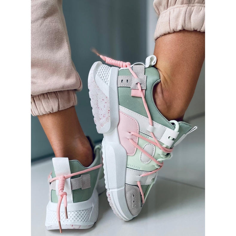 Zeny Green Trainers multicolored 2