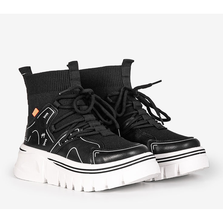 Black Toler ankle sneakers 1