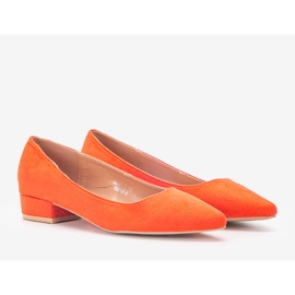 Orange high heels from Jody 1