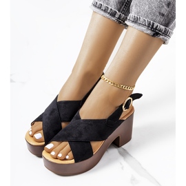 Black sandals on the Chapel platform 1