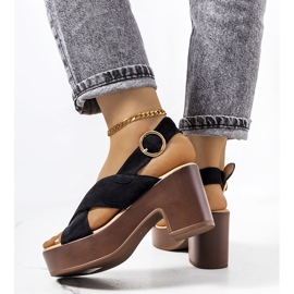 Black sandals on the Chapel platform 2