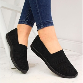 Black openwork sneakers slip on Filippo W PAW219A 2