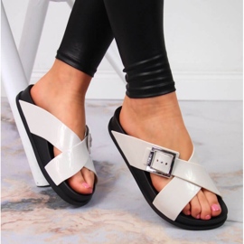 Meliski Zaxy W JJ285057 cream slippers ecru 2