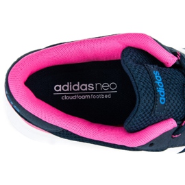 Adidas lite racer w white pink navy blue 1