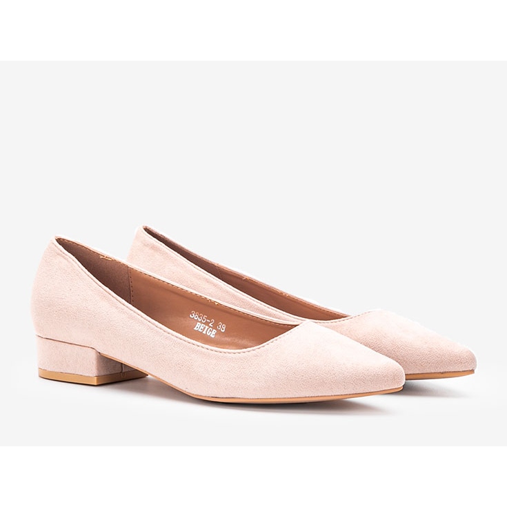 Beige high-heeled pumps from Jody 1