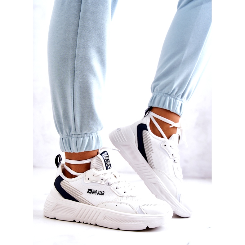 Fashionable Sneakers Sport Shoes Big Star JJ274596 White 2 Fashionable Sneakers Sport Shoes Big Star JJ274596 White 2