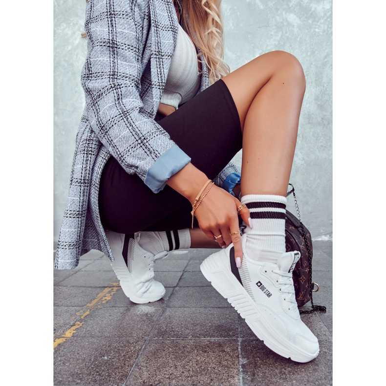 Fashionable Sneakers Sport Shoes Big Star JJ274596 White 1