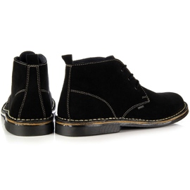 Leather black boots for men Gregor 2