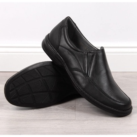 Comfortable leather men's shoes black Helios 871 2 Comfortable leather men's shoes black Helios 871 2
