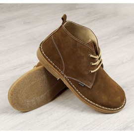 Gregor brown leather men's boots 1