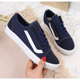 Atletico navy blue low-top sneakers 1 Atletico navy blue low-top sneakers 1