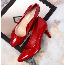 Pumps lacquered red Sergio Leone 1