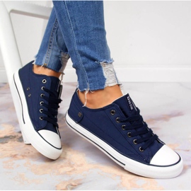 Low-top navy blue sneakers Big Star DD274335 1