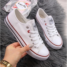 Low white textile sneakers NEWS 1 Low white textile sneakers NEWS 1