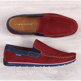 Men's leather loafers burgundy Gregor red 1 Men's leather loafers burgundy Gregor red 1