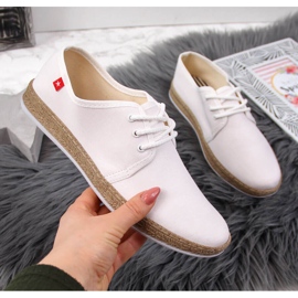 Women's white espadrilles sneakers Big Star FF276043 2