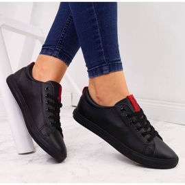Low-top eco leather black Big Star DD274687 1