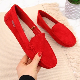 Women's red loafers eVento 2