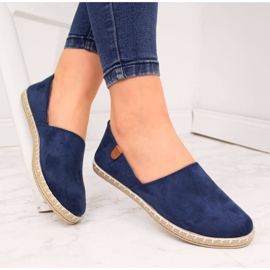 Women's espadrilles with cut-outs navy blue NEWS 1 Women's espadrilles with cut-outs navy blue NEWS 1