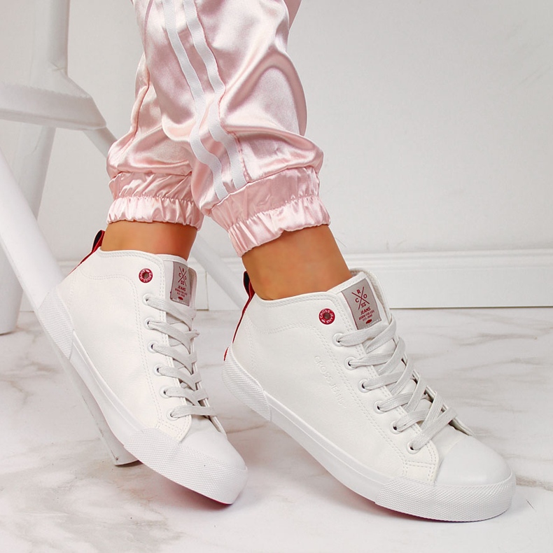 White ankle-high sneakers Cross Jeans II2R4033C 1