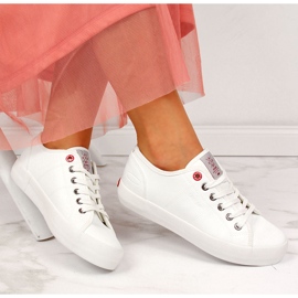 Women's sneakers low eco leather white Cross Jeans II2R4004C 1 Women's sneakers low eco leather white Cross Jeans II2R4004C 1
