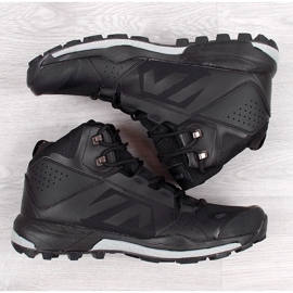 Black Filippo men's high trekking shoes 1