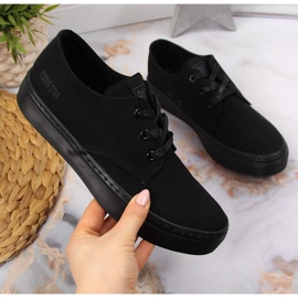 Black textile low sneakers Big Star JJ274089 1 Black textile low sneakers Big Star JJ274089 1