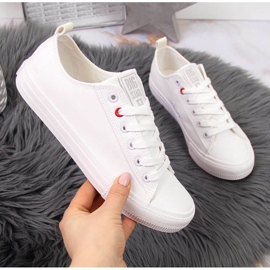 Low-top white textile Big Star JJ274001 2