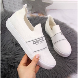 Slip on white sneakers Big Star JJ274092 1 Slip on white sneakers Big Star JJ274092 1