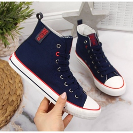Textile navy blue Big Star sneakers JJ274125 1