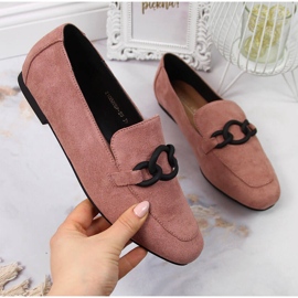 Lordsy shoes with a chain dirty pink Laura La.Fi 2