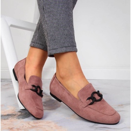 Lordsy shoes with a chain dirty pink Laura La.Fi 1