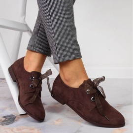 Women's brown suede shoes Laura La.Fi 2